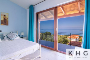 Dennis Grand view apartment in Vlachata village! Wide angle views!